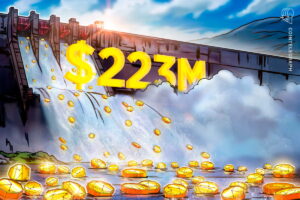  Crypto Funds Experience $223 Million Outflow as Sentiment Sours